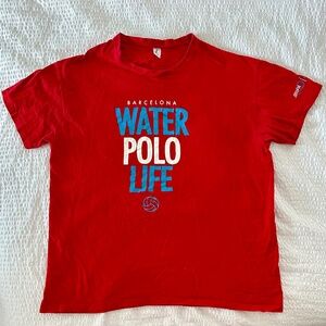 SOL’S BIWPA Barcelona Water Polo Life Graphic Cotton T-Shirt XXL Waterpolo